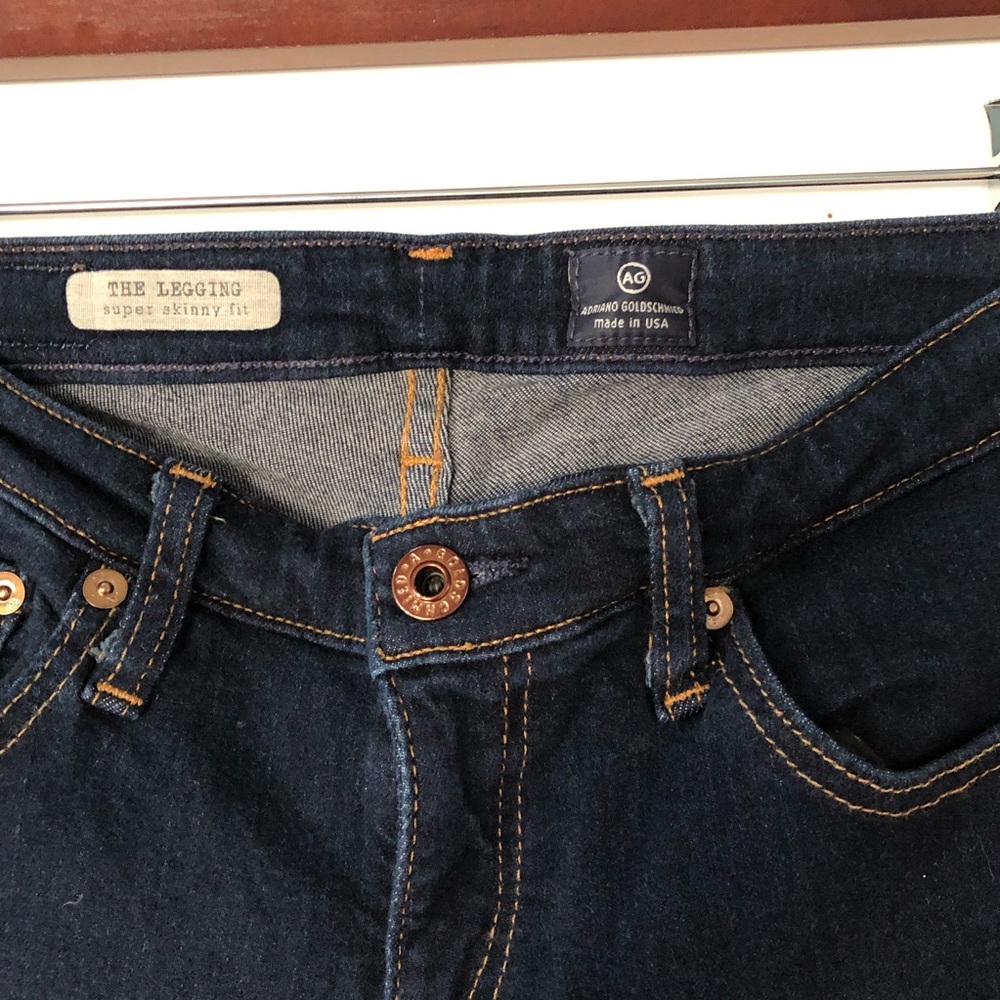 AG legging jeans dark blue wash